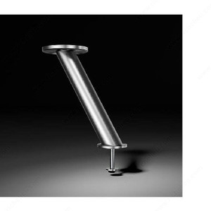 Round Inclined Bar Consoles - 24320174 - : 230 mm, 30? incline, Height 230 mm, Diameter 35 mm, Finish/Colour Stainless Steel, Material Steel Round Inclined Bar Consoles - 24320174 - : 230 mm, 30? incline, Height 230 mm, Diameter 35 mm, Finish/Colour Stainless Steel, Material Steel