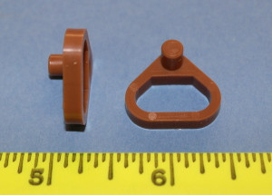 Shelf Hold Down Tan 5mm peg, Bag of 8