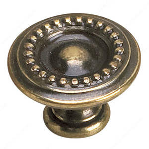 Traditional Brass Knob - 2440, Finish Burnished Brass, Diameter - Overall Dimensions 35 mm, Projection - Overall Dimensions 25 mm Traditional Brass Knob - 2440, Finish Burnished Brass, Diameter - Overall Dimensions 35 mm, Projection - Overall Dimensions 25 mm