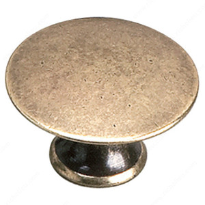 Traditional Solid Brass Knob - 2445, Finish Burnished Brass Traditional Solid Brass Knob - 2445, Finish Burnished Brass