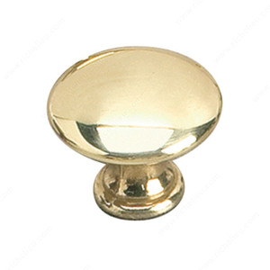 Traditional Brass Knob - 2449, Finish Brass, Diameter - Overall Dimensions 25 mm, Projection - Overall Dimensions 21 mm Traditional Brass Knob - 2449, Finish Brass, Diameter - Overall Dimensions 25 mm, Projection - Overall Dimensions 21 mm