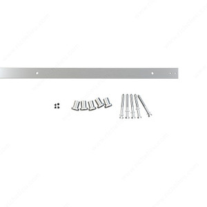 Flat Rail, Stainless Steel, Rail Length 2 m, Number of Doors 1 Flat Rail, Stainless Steel, Rail Length 2 m, Number of Doors 1
