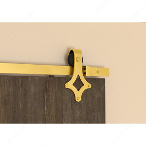 The Diamond Kit - With 2 m rail, Hardware for a single sliding door, The Diamond Kit - With 2 m rail, Hardware for a single sliding door,