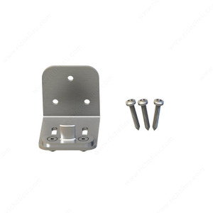Lower Guide for Wood Door, Side-Mount, Adjustable, Stainless Steel, Guide for side- mount sliding door system, Lower Guide for Wood Door, Side-Mount, Adjustable, Stainless Steel, Guide for side- mount sliding door system,