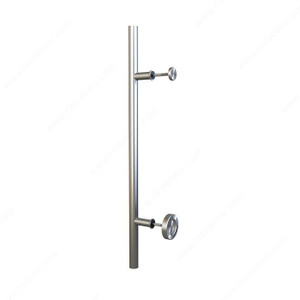 Handle with Knob for Wood Door, 50 mm Knob, Finish Stainless Steel, Material Stainless Steel 304 Handle with Knob for Wood Door, 50 mm Knob, Finish Stainless Steel, Material Stainless Steel 304