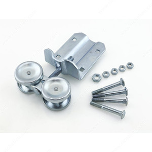 Dual Axis Box Rail Hanger with Fixed Mounting Apron, Dual Axis Box Rail Hanger with Fixed Mounting Apron,