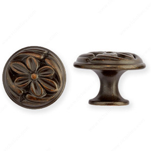 Traditional Metal Knob - 24802, Finish Old America PRO-PACK 2 Traditional Metal Knob - 24802, Finish Old America PRO-PACK 2