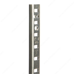 5/8 U-Shaped Metal Pilaster, Length 36 in, Color/Finish Zinc PRO-PACK 10