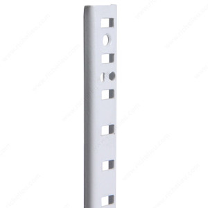 5/8 U-Shaped Metal Pilaster, Length 36 in, Color/Finish White PRO-PACK 5
