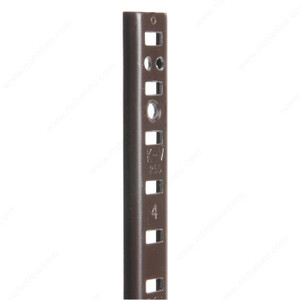 5/8 U-Shaped Metal Pilaster, Length 36 in, Color/Finish Brown PRO-PACK 10