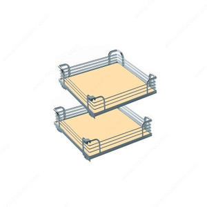 Set of 2 Arena Baskets for Magic Corner, Depth 12 in Set of 2 Arena Baskets for Magic Corner, Depth 12 in