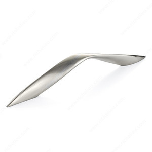 Contemporary Metal Pull - 2559, Center to Center 160 mm, Projection - Overall Dimensions 41 mm