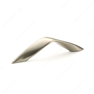 Contemporary Metal Pull - 2559, Center to Center 96 mm, Projection - Overall Dimensions 32 mm