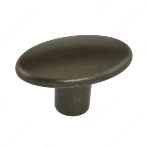 Contemporary Metal Knob - 2560, Finish Old America PRO-PACK 2