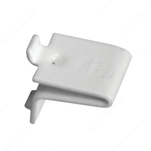 Pilaster Shelf Clip, Material Steel, Color / Finish White PRO-PACK 25 Pilaster Shelf Clip, Material Steel, Color / Finish White PRO-PACK 25