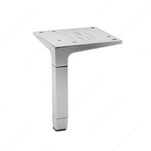 120 mm (4-3/4'') - Design Furniture Leg, Design: Giuseppe Bavuso, Finish Aluminum 120 mm (4-3/4'') - Design Furniture Leg, Design: Giuseppe Bavuso, Finish Aluminum