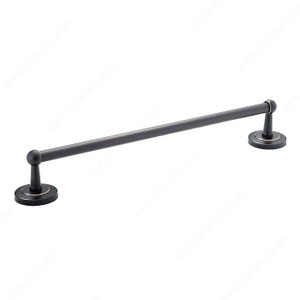 Towel Bar - Palmer Collection, Length - Overall Dimensions 512 mm, Center-to-Center 444 mm Towel Bar - Palmer Collection, Length - Overall Dimensions 512 mm, Center-to-Center 444 mm