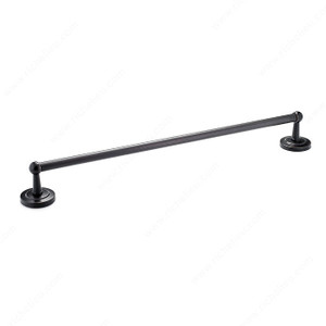 Towel Bar - Palmer Collection, Length - Overall Dimensions 668 mm, Center-to-Center 600 mm Towel Bar - Palmer Collection, Length - Overall Dimensions 668 mm, Center-to-Center 600 mm