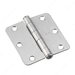 3 Full Mortise Butt Hinge - 1/4 Radius, Color/Finish Brushed Chrome PRO-PACK 2 3 Full Mortise Butt Hinge - 1/4 Radius, Color/Finish Brushed Chrome PRO-PACK 2