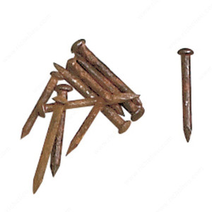 Decorative Nails, Width - Overall Dimensions 1.5 mm, Length - Overall Dimensions 14 mm, Material Rust PRO-PACK 5 Decorative Nails, Width - Overall Dimensions 1.5 mm, Length - Overall Dimensions 14 mm, Material Rust PRO-PACK 5