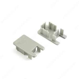 Stainless Steel Surface-Mounted Track End Caps,PRO-PACK 5