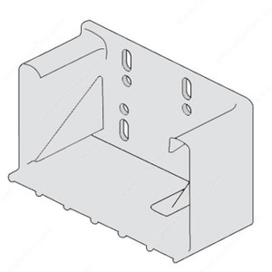 Rear Bracket for 9 Tandem Slides - Cabinet Interior Depth 10-15/32 to 11-3/32, Interior depth of cabinet: 10- 15/32" to 11- 3/32".,PRO-PACK 10