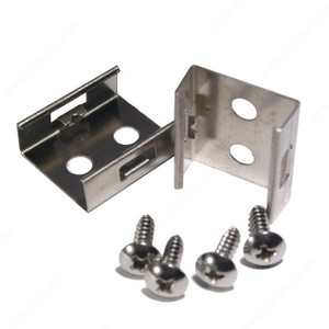 Clips for surface mounting, Function Mounting Hardware, Information 4 x flat mounting clips Clips for surface mounting, Function Mounting Hardware, Information 4 x flat mounting clips