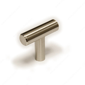Contemporary Metal Knob - 305, RoHS compliant, Finish Brushed Nickel, Screw/Nail 8/32 (Not Included) PRO-PACK 3 Contemporary Metal Knob - 305, RoHS compliant, Finish Brushed Nickel, Screw/Nail 8/32 (Not Included) PRO-PACK 3