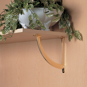 Decorative Shelf Support - 305, Color/Finish Nickel