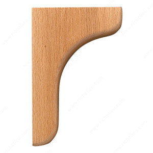 Wooden Shelf Support, Species Maple