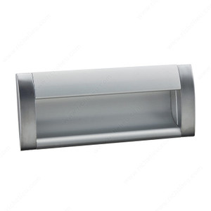Contemporary Recessed Aluminum Pull - 3100, Center to Center 96 mm, Length - Overall Dimensions 109 mm PRO-PACK 2