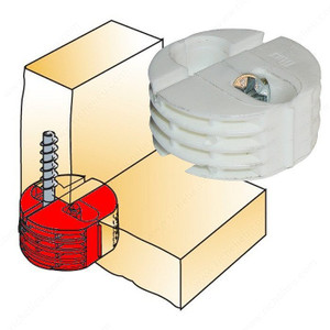 25 mm ? Concealed Housing, Finish White 25 mm ? Concealed Housing, Finish White