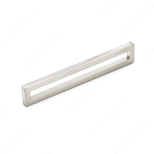 Contemporary Metal Pull - 3124, Finish Brushed Nickel, Screw/Nail 8/32 (Not Included) Contemporary Metal Pull - 3124, Finish Brushed Nickel, Screw/Nail 8/32 (Not Included)