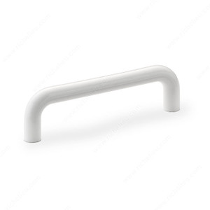 Functional Plastic Pull - 313, Center to Center 96 mm, Finish White PRO-PACK 5 Functional Plastic Pull - 313, Center to Center 96 mm, Finish White PRO-PACK 5