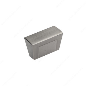 Contemporary Metal Knob - 3163, Finish Brushed Nickel, Screw/Nail 8/32 (Not Included) PRO-PACK 2 Contemporary Metal Knob - 3163, Finish Brushed Nickel, Screw/Nail 8/32 (Not Included) PRO-PACK 2