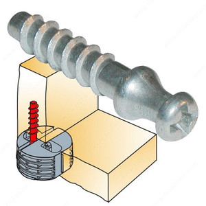 Screw Dowel ?5 mm PRO-PACK 25