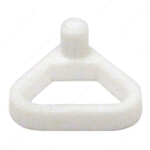 Shelf Retainer, Finish White PRO-PACK 50 Shelf Retainer, Finish White PRO-PACK 50