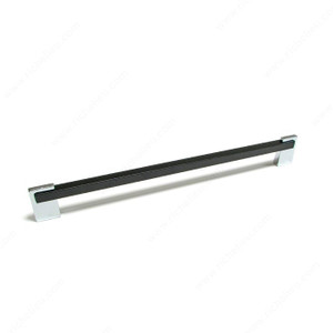 Contemporary Metal and Wood Pull - 3222, Contemporary Metal and Wood Pull - 3222,