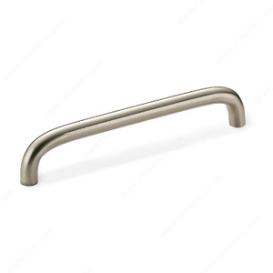 Functional Metal Pull - 332, Center to Center 128 mm, Finish Brushed Nickel, Projection - Overall Dimensions 28 mm PRO-PACK 2 Functional Metal Pull - 332, Center to Center 128 mm, Finish Brushed Nickel, Projection - Overall Dimensions 28 mm PRO-PACK 2