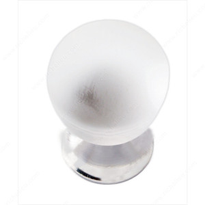 Cabinet Knob 334, Finish Chrome / Frosted Cabinet Knob 334, Finish Chrome / Frosted