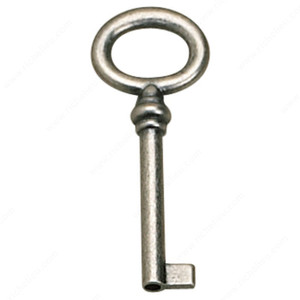 Brass Key - 33728, Finish Faux Iron Brass Key - 33728, Finish Faux Iron