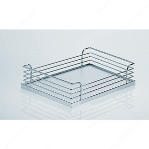 Arena Baskets for Tandem Depot System, Width Min. 412 mm, Finish Grey / Chrome, Width 363 mm Arena Baskets for Tandem Depot System, Width Min. 412 mm, Finish Grey / Chrome, Width 363 mm