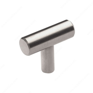Contemporary Stainless Steel Knob - 3487, Screw/Nail 8/32 (Not Included) PRO-PACK 2 Contemporary Stainless Steel Knob - 3487, Screw/Nail 8/32 (Not Included) PRO-PACK 2