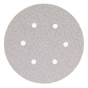 Sanding Discs - A275 - Norton, Vacuum 6 Holes, Grit Texture Fine, Grit 220, Diameter 6 in Sanding Discs - A275 - Norton, Vacuum 6 Holes, Grit Texture Fine, Grit 220, Diameter 6 in