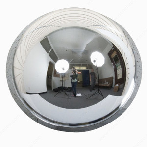 Acrylic 360G Hemispheric Safety Mirror, Lightweight, solid acrylic., Acrylic 360G Hemispheric Safety Mirror, Lightweight, solid acrylic.,