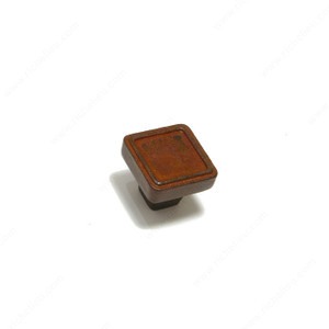 Traditional Cast Iron Knob - 3611, Finish Rust