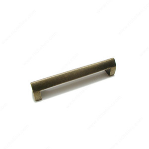 Traditional Cast Iron Pull - 3650, Center to Center 128 mm, Finish English Bronze, Projection - Overall Dimensions 30 mm