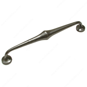 Traditional Cast Iron Pull - 3741, Center to Center 224 mm, Finish Natural Iron, Projection - Overall Dimensions 45 mm Traditional Cast Iron Pull - 3741, Center to Center 224 mm, Finish Natural Iron, Projection - Overall Dimensions 45 mm