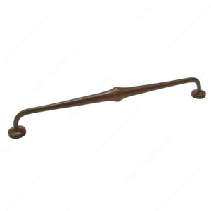 Traditional Cast Iron Pull - 3741, Center to Center 320 mm, Finish Rust, Projection - Overall Dimensions 47 mm Traditional Cast Iron Pull - 3741, Center to Center 320 mm, Finish Rust, Projection - Overall Dimensions 47 mm