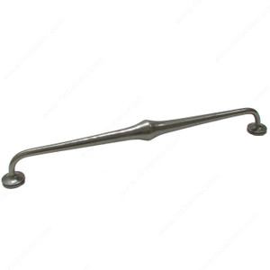 Traditional Cast Iron Pull - 3741, Center to Center 320 mm, Finish Natural Iron, Projection - Overall Dimensions 47 mm Traditional Cast Iron Pull - 3741, Center to Center 320 mm, Finish Natural Iron, Projection - Overall Dimensions 47 mm
